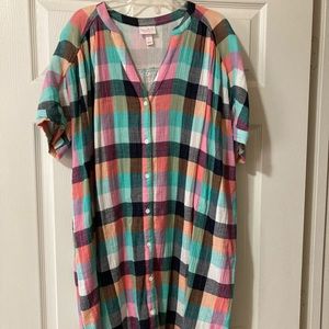 Pastel color Maternity dress